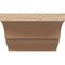 Ekena Millwork 6in. W x 4in. H x 12in. L Asheboro Woodgrain TimberThane Rafter Tail, Primed Tan RFTUR06X04X12ASHRCPR - alternate 6
